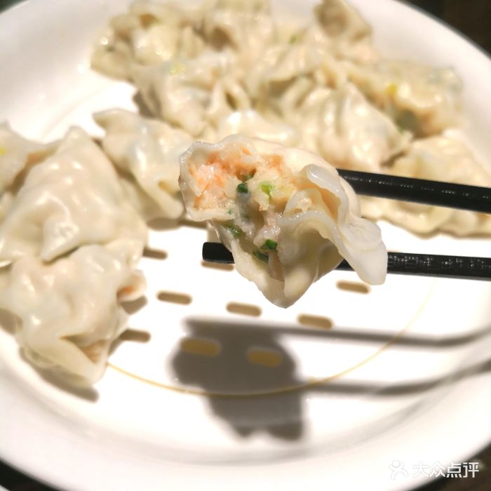 开口笑海鲜饺子(柏威年店)虾滑开口饺子图片