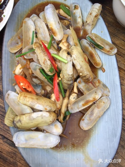 小酌|海鲜本港菜(鼓浪屿龙头路2店)老蛏酱油水图片