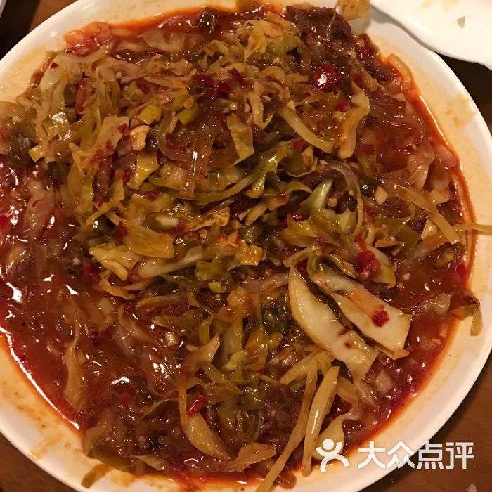 那拉提新疆饭典清真中午连市酸菜粉条炒羊肉图片 - 第4423张