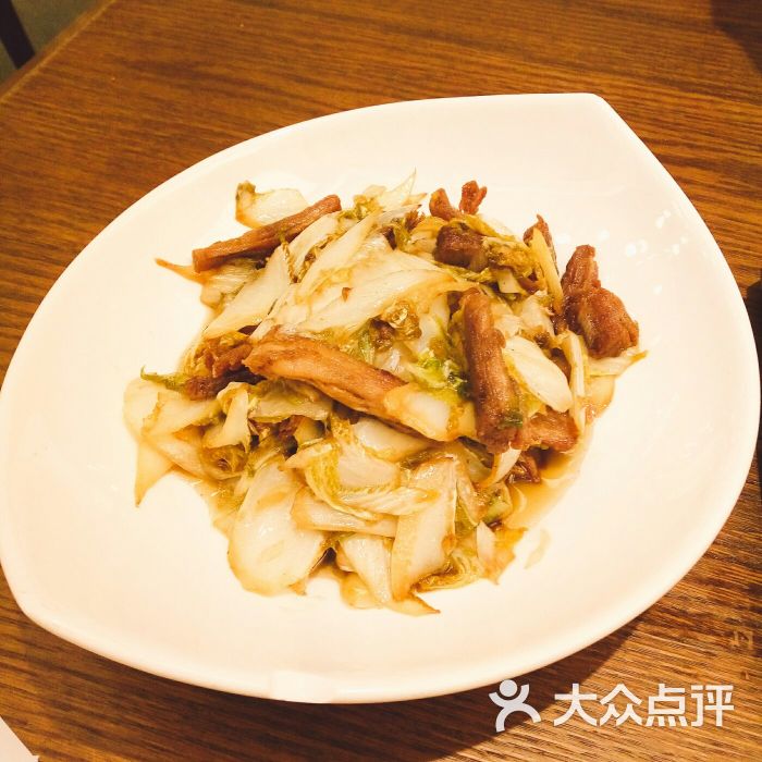 北李妈妈菜(鲁能城店)拆骨肉炒白菜图片 第2张