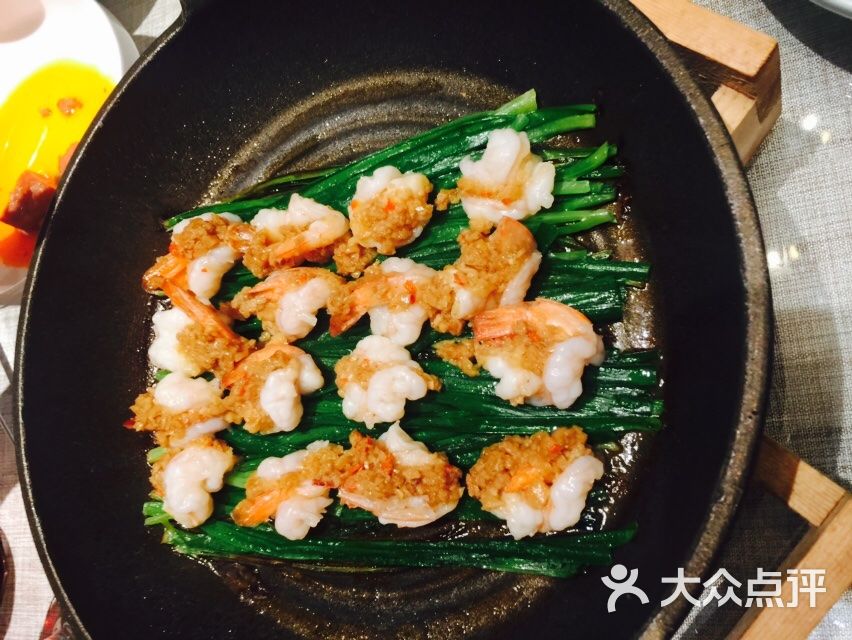 厨房乐章(百联西郊店)-韭香焖虾图片-上海美食-大众点评网