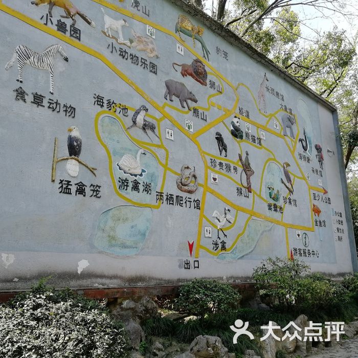 杭州动物园导游图图片-北京动物园-大众点评网