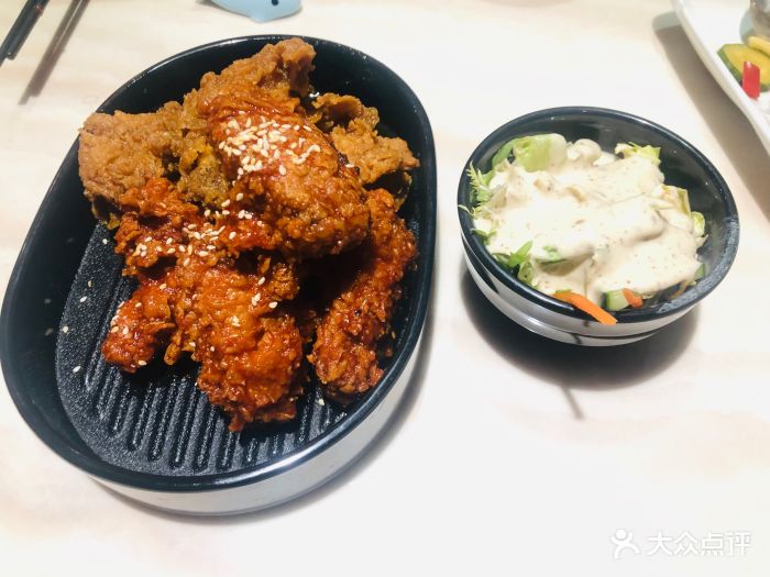 炸鸡双拼