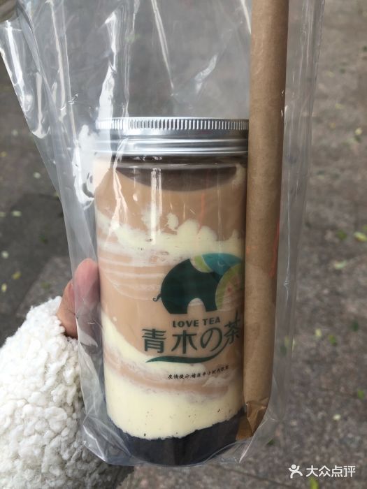 青木の茶奥利奥蛋糕泰茶图片