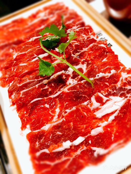 周师兄大刀腰片老火锅(解放碑店)现切黄牛肉图片 第20张