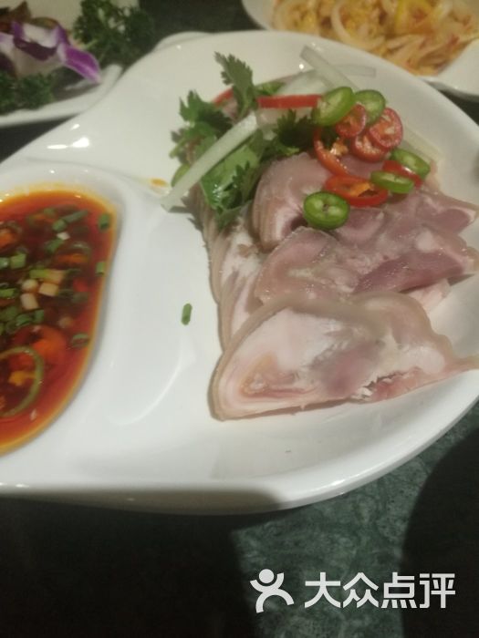 白切羊头肉