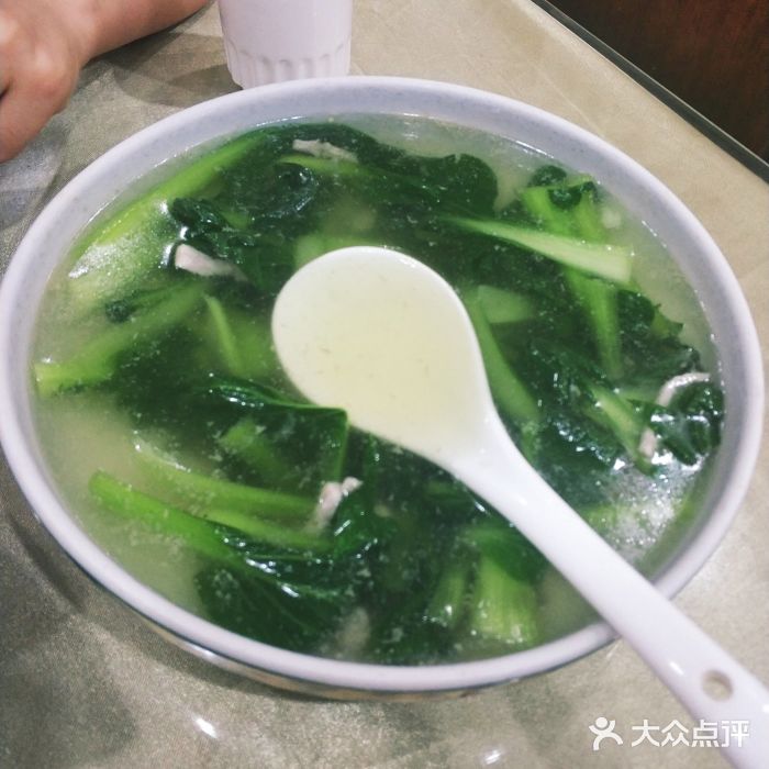 老地方(上海路店)青菜肉丝汤图片