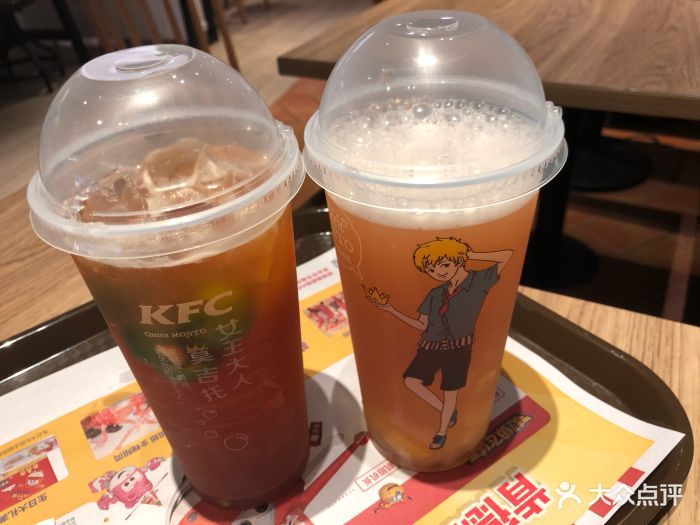 肯德基(海棠湾店kfc店)伴柠伴桔和冰蜜桃红茶图片 - 第38张