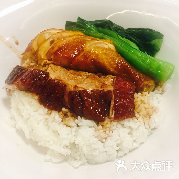 油鸡拼烧鸭饭