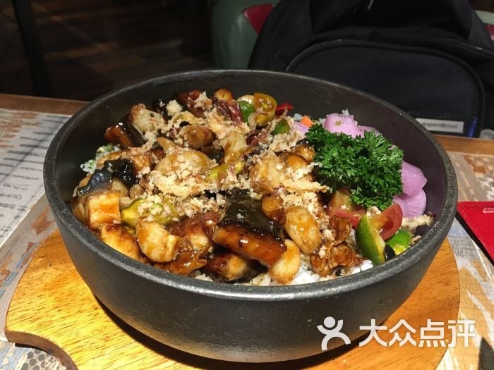 蓝豆日韩概念菜文艺餐厅鳗鱼拌饭图片 第9张