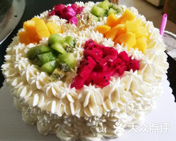 6格鲜奶水果蛋糕
