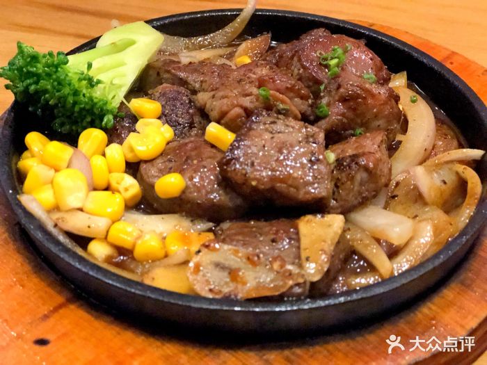 银庭千叶日式料理(汉街分店)铁板牛肉粒图片 - 第458张