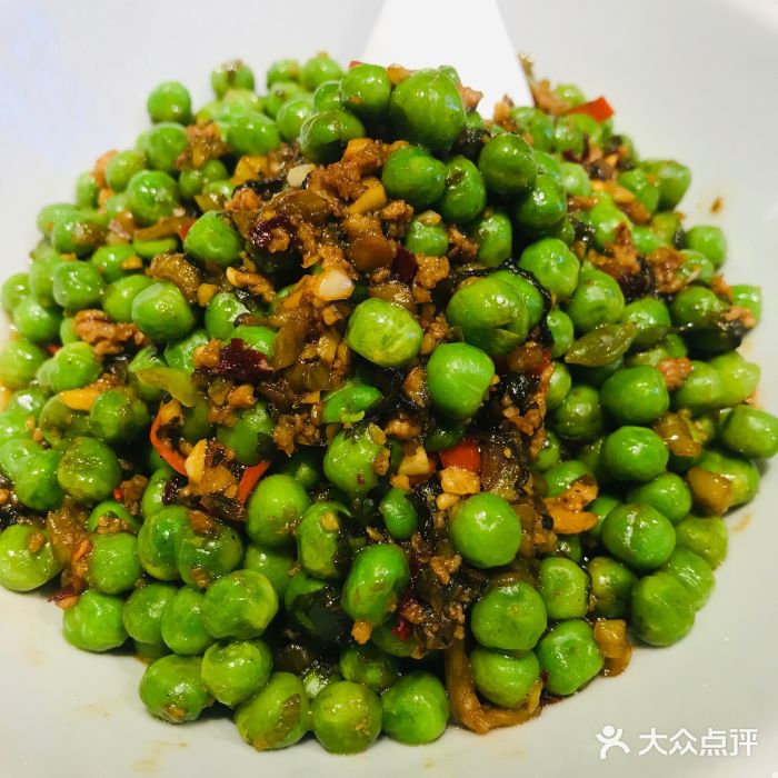 鲜味湘菜馆(树木岭店)青豆酸菜炒肉图片