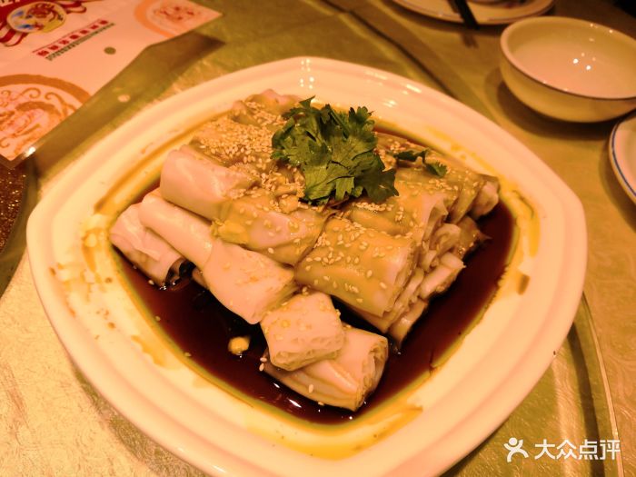 天然味道·土鸡土菜店韭菜油淋吴川粉皮图片 第1张