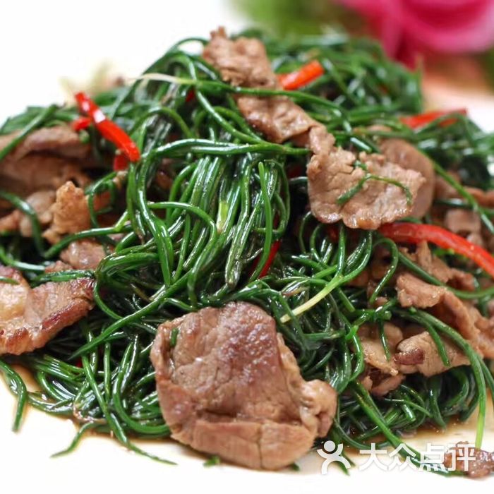 新疆味道西域私厨野沙葱炒肉图片-北京新疆菜-大众点评网
