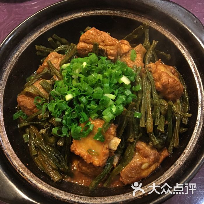 干豆角排骨煲