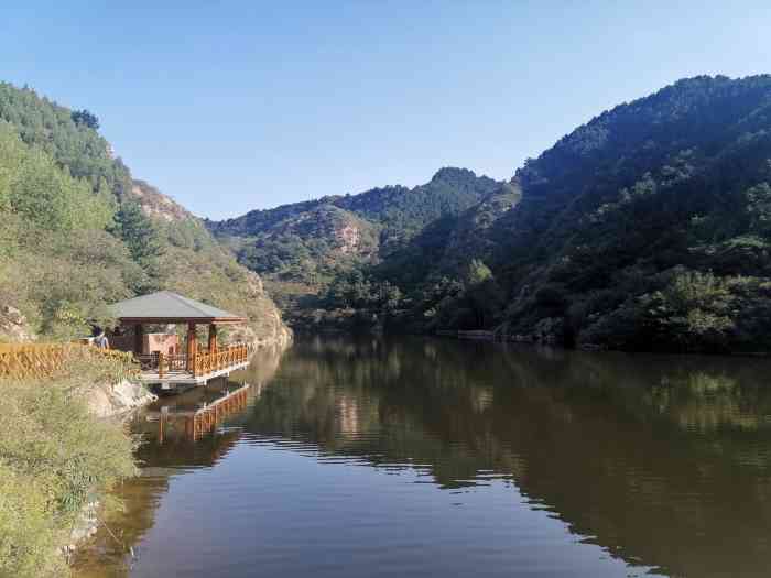 仙居谷风景区-"本来是被点评里木屋前的荷花景象所吸引,决.