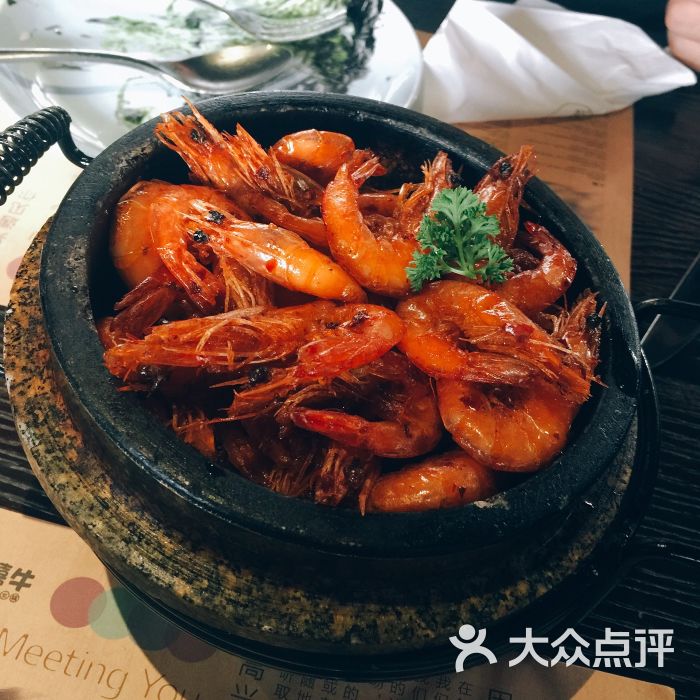 很高兴遇见你(湖滨银泰店-石锅带壳虾图片-杭州美食-大众点评网