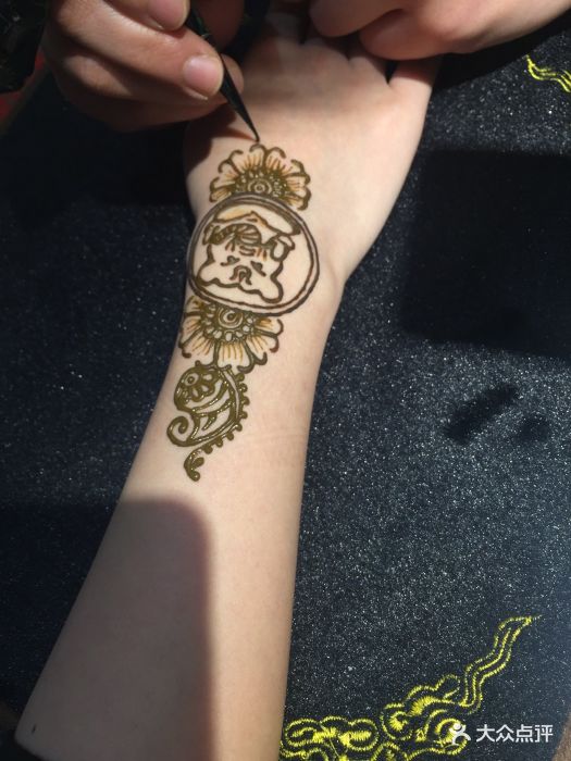 赋美·印度海娜手绘纹身(中贸广场店)图片 - 第105张