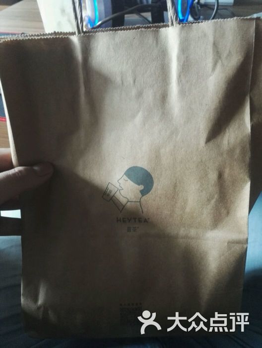 喜茶(来福士中心店)外带包装袋图片 - 第2张