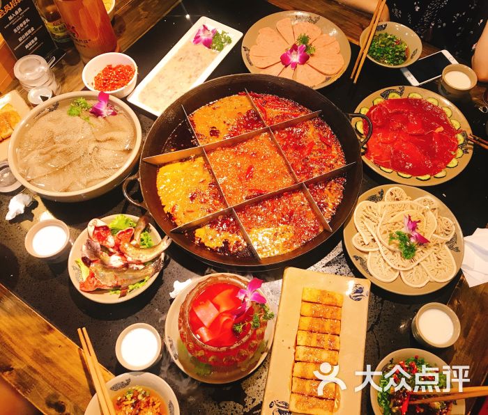 城门口九宫格老火锅(中航店)-图片-成都美食-大众点评