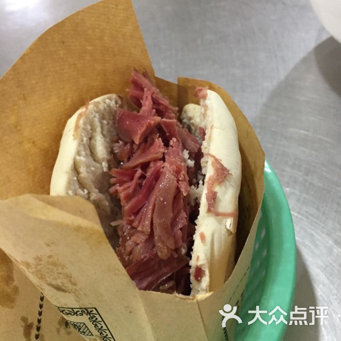 邢老三肉丸胡辣汤腊牛肉夹馍(劳动西路店)纯瘦腊肉夹馍图片 - 第61张