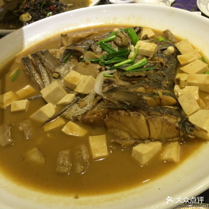 温州私房菜红烧鮸鱼头图片 - 第1张