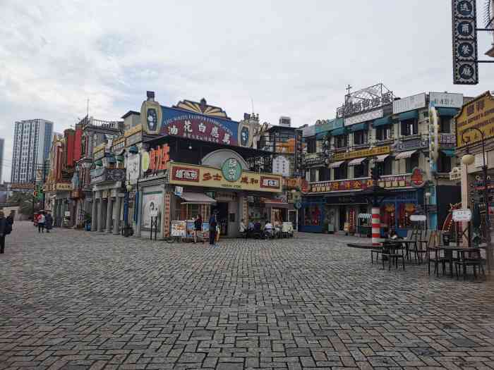 横店广州街·香港街-"广州街香港街里的怒海争锋表演.