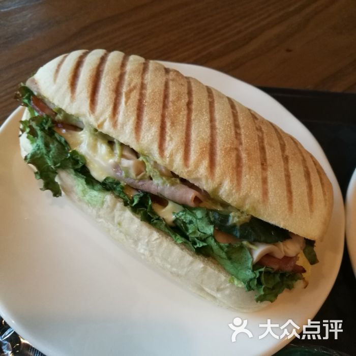 星巴克(昆山文化艺术中心店)牛油果火腿帕尼尼图片 - 第4张