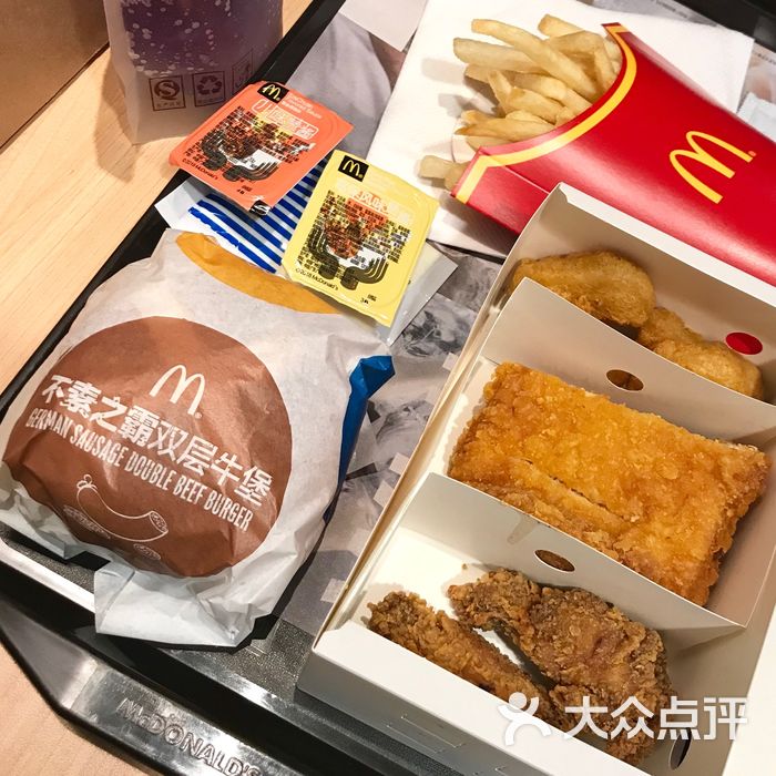 麦当劳不素之霸双层牛肉汉堡图片-北京快餐简餐-大众
