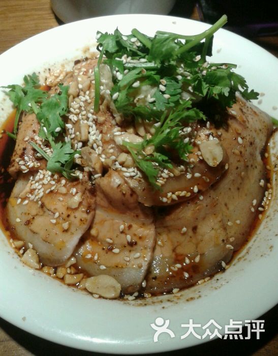 蒜泥白切肉