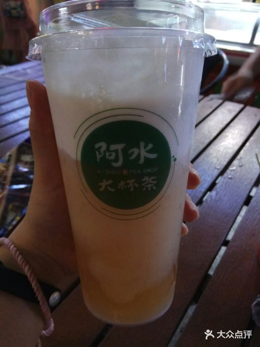 阿水大杯茶奶盖图片 - 第1张