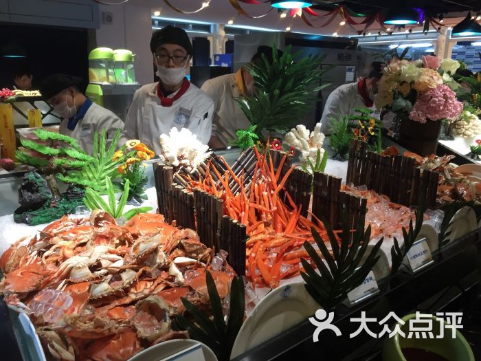 南京海鲜自助餐厅_熊猫参谋海鲜自助餐厅_自助餐厅装修效果图(2)