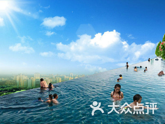 维纳斯皇家温泉酒店(广东阳江店)-无边际泳池图