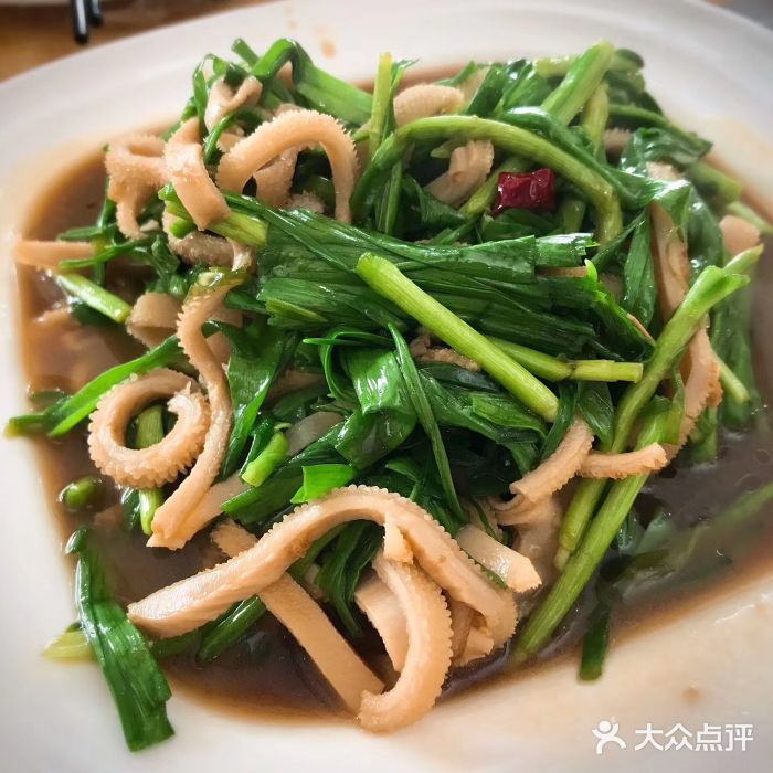 和顺羊肉馆(藏书镇店)大蒜叶炒羊肚图片