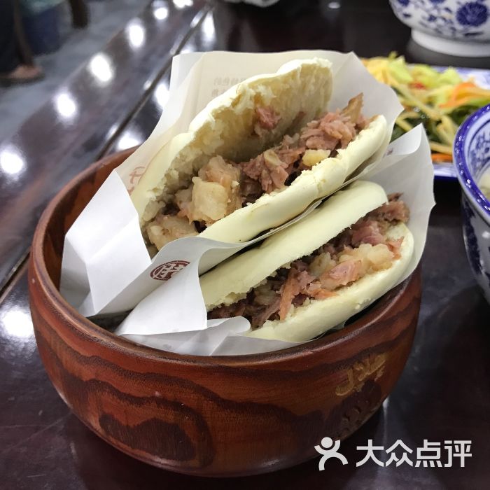 清真马家牛羊肉泡馍-腊牛肉夹馍图片-济南美食-大众点评网