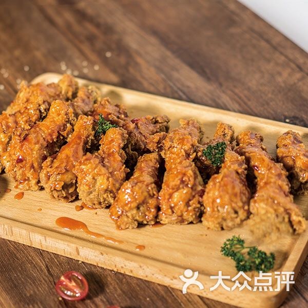oumuni 韩式炸鸡火辣酱翅根图片-北京韩国料理-大众