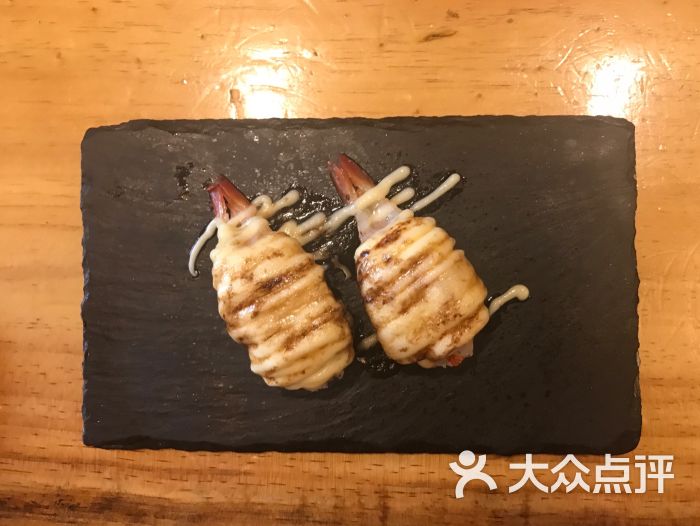 火炙芝士玻璃虾寿司