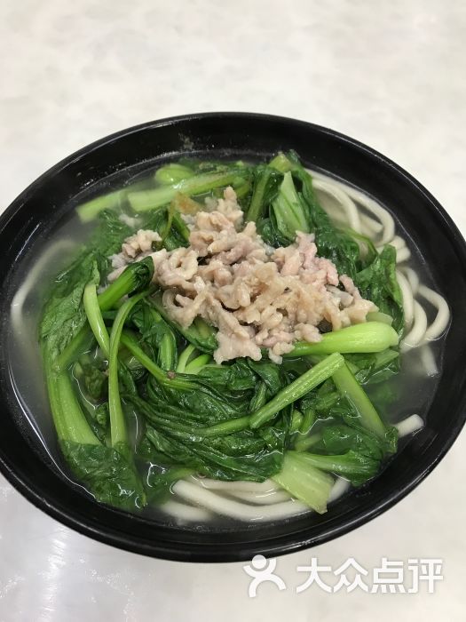 青菜肉丝面