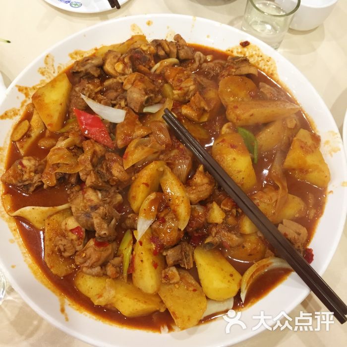 大漠楼兰新疆美食(牡丹园店)小份大盘鸡图片 - 第60张