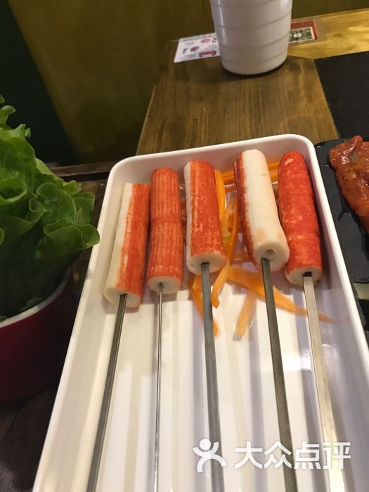 渝小签醉重庆&哑巴烧烤(文一路总店)蟹肉棒图片 - 第7张