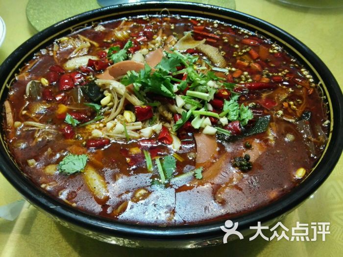 六义轩川菜馆-毛血旺图片-邹城市美食