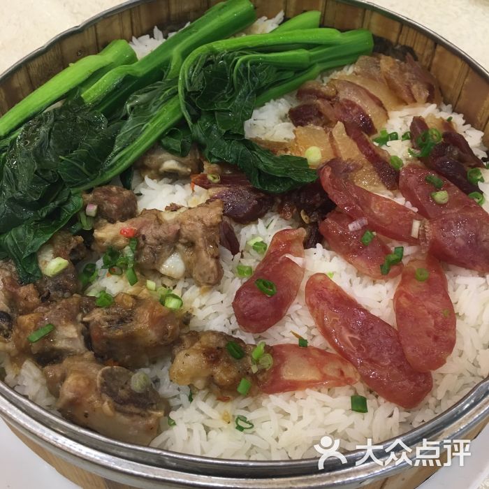 宝合苑园林食府-笼子蒸排骨腊味饭图片-中山美食-大众点评网