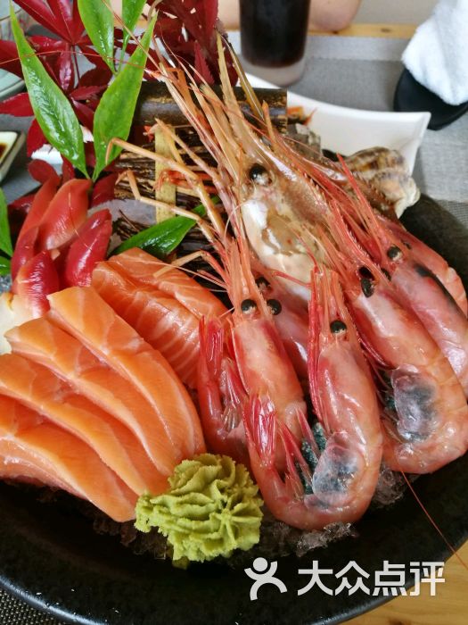 割烹·明川日本料理·铁板烧三文鱼刺身图片 - 第168张