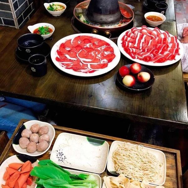 胡同里老北京涮肉