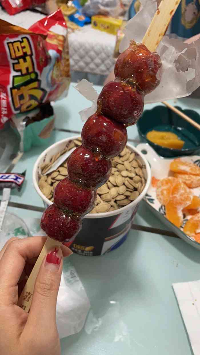 喜识冰糖葫芦炒酸奶(西美花街店"料挺足的,味道也可以,要了一个原味