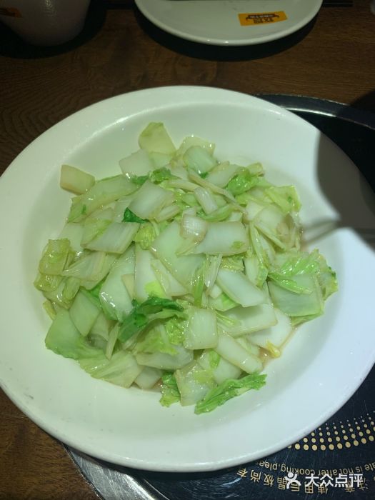 炊烟小炒黄牛肉(华夏店)-清炒白菜-菜-清炒白菜图片-长沙美食-大众