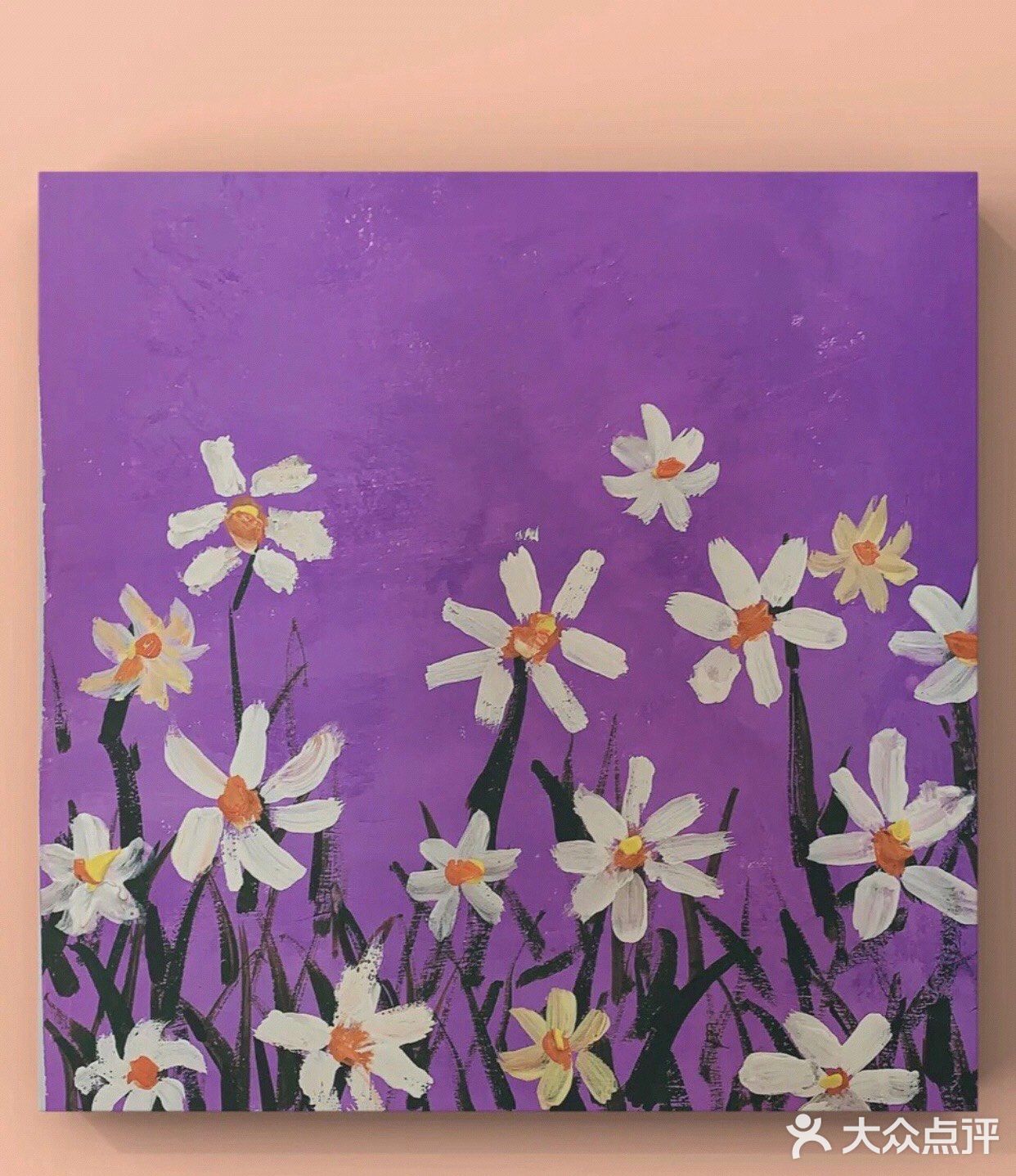 水粉画[调皮]雏菊[加油][加油]新人临摹