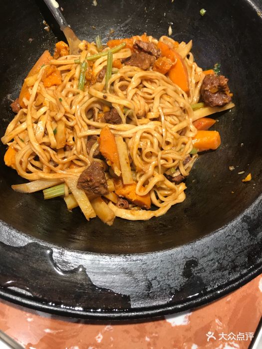 焖尚铁锅焖面(金州安盛店)南瓜牛肉焖面图片 第16张