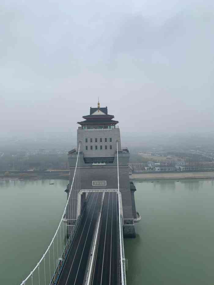 万福大桥东塔-"万福大桥塔楼登高在扬州想要登高必去.